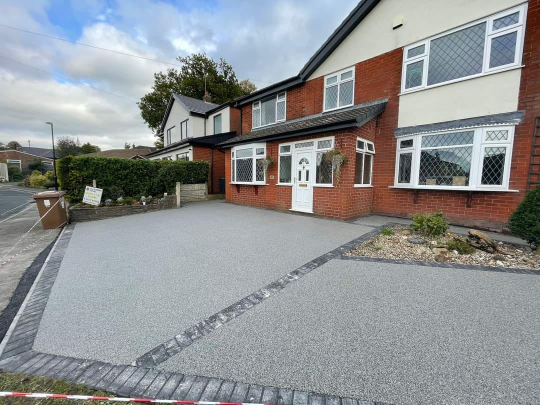 Resin driveway 12
