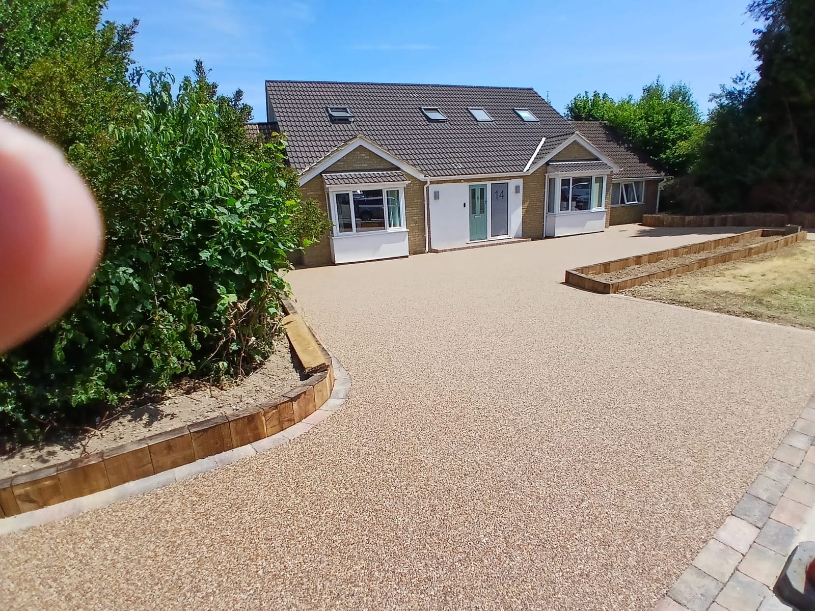 Resin driveway 24